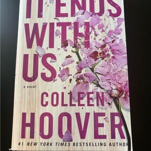 'It Ends With Us' Book with Pink Cover